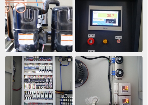 Programowalny ekran dotykowy LCD komora badawcza w zakresie wstrząsu cieplnego urządzenie badawcze środowiskowe