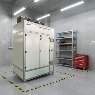 Komora do testów wstępnych UV - testowanie wrażliwości paneli słonecznych na uszkodzenia spowodowane promieniowaniem ultrafioletowym, urządzenie do testowania wstępnego UV
