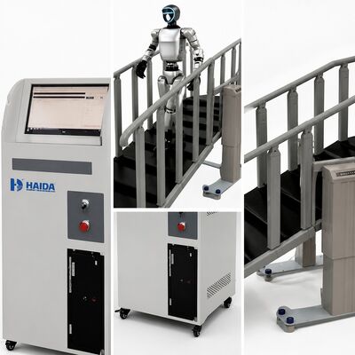 Robot Stair Climbing Test Station Stair Climbing Testing Equipment Dostosowywalne specyfikacje schodów PLC Control Anti Fall Guardrails