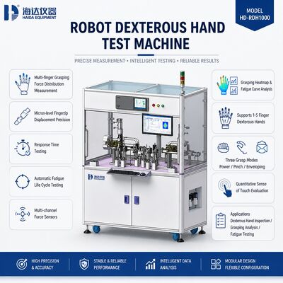 Robot Sprytny urządzenie do testowania dłoni Wielopłaszczyźniowa siła chwytania, sprawdzanie siły końcówki palca, przemieszczanie, wyczerpanie, urządzenie do testowania trwałości