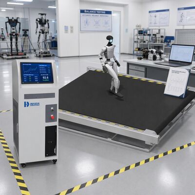 Stacja Testowa Równowagi Robota Humanoidalnego Platforma Ruchowa 6 DOF Urządzenie do Testowania Stabilności Robota Dwunożnego Analiza ZMP COP