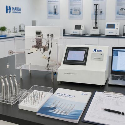 Tester wydajności szlifowania narzędzi obrotowych stomatologicznych, maszyna do testowania zużycia główek wierteł, test wydajności cięcia dla kontroli jakości rękojeści